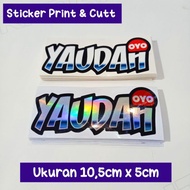Oyo sticker printing
