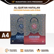 Al Quran Hafalan Hafazan Perkata Latin 8 Blok Ukuran A4 Quran Besar