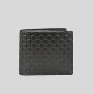 Gucci Men's Microguccissima GG Logo Leather Coin Wallet Black 544472