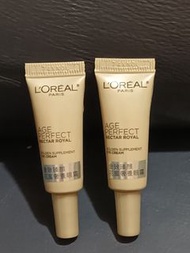 LOREAL Paris Age Perfect  Eye Cream 金致臻顏花蜜奢養膠原眼霜 每支5ml 
有效期2026年11月
每支15元