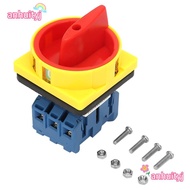 AHTY Load Circuit Breaker Switch, 65*65*95mm 25A/32A Load Load Circuit Breaker, Rotary Switch, Durab