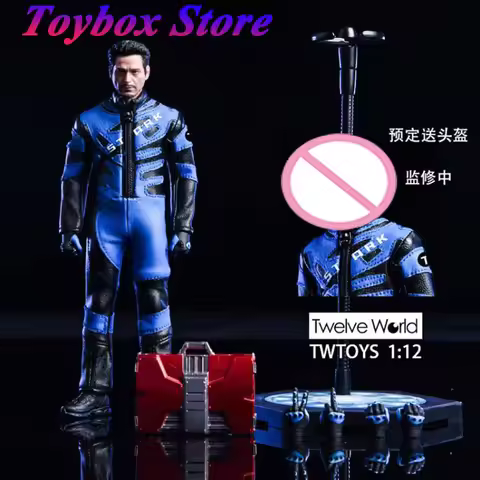 Hot Sale TWTOYS TW1915 1/12 Tony Stark MK5 Racing Suit Version Iron Man Super Hero Sports Casual 6" 