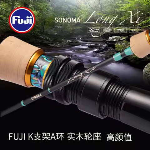 Kyorim LONGXI Light Game Fishing Rod 1.6m 1.8m UL Fast Action FUJI Guide Spinning Casting Carbon Rod