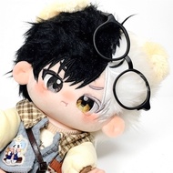 20cm WIND BREAKER New Character Handsome Attribute Black and White Hair Cotton Doll Cute Doll Gift A