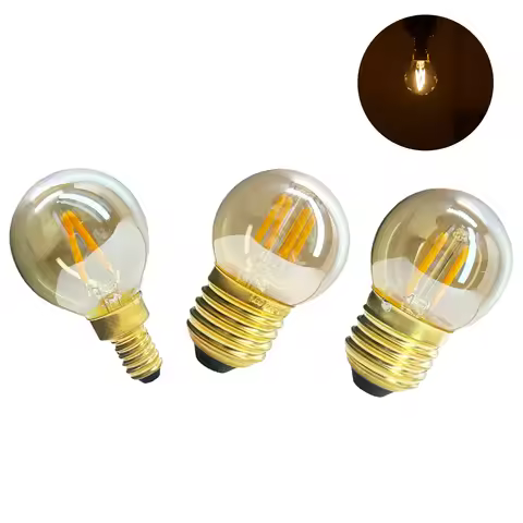 G40 Led Filament Globe Light Bulbs Replace Halogen Chandelier 1W 3W Retro Edison E12 E14 E27 Home Br