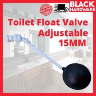 Black Hardware Home Pvc Plumbing Water Toilet Tank Inlet Float Arm Valve Paip Pelambung Tandas Tanki