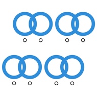Kellnny 8lots Silicone Rubber O-Rings Seals Gasket Washer Temperatures Resistant
