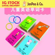 [SG Stock] [300 Flash Cards Set] English Chinese Bilingual Children Flash Cards 英语华语单词卡