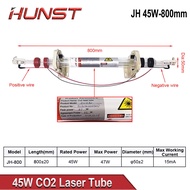 Hunst JH 45W CO2 Laser Tube Diameter 50mm Length 800mm Laser Glass Lamp For CO2 Engraving Cutting Ma