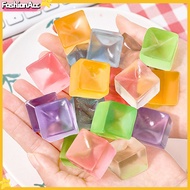 FA|  Adults Cube Toy Ice Cube Squishes Toy 24pcs Ice Cube Squishy Toy Set Slow Tpr Stress Relief Fidget Toy for Kids Adults Mini Cube Squeeze Toy Gift Birthday for Children