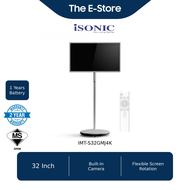 Isonic 4K Smart Mobile Monitor | IMT-S32GMJ4K (Portable Design Monitor Flexible Rotation Screen Buil