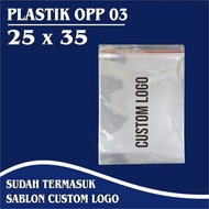 Sablon Plastik OPP 25x35 cm