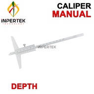 Vernier Manual 150 mm DEPTH Caliper 6" Jangka Sorong 6in Sigmat Stainless Steel