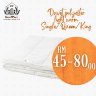 Duvet polyester light warm Single/Queen/King | Selimut polyester ringan hangat Single/Queen/King