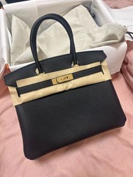 ❌Hermes Birkin 30 b30 black CP 黑淡金 G