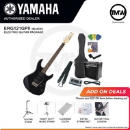 [PREORDER] Yamaha ERG121GPII Black Electric Guitar Gigmaker Package Guitar Amplifer GA15 Guitar/Bass Auto Tuner YT100 Pick Gig Bag Strap Strings Set String Winder Cable Absolute Piano - The Music Works Store GA1 [BULKY]