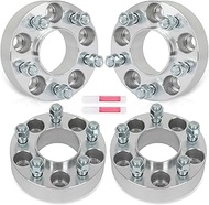 SCITOO 4Pcs 1.5 inch Wheel Spacers 5x115 to 5x115 with Studs 14x1.5 Bore 71.5mm Compatible with for