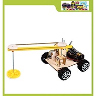 Đồ Chơi Lắp Ráp Robot Lau Nhà, Đồ Chơi Gỗ Xe Oto Quét Dọn, Đồ Chơi Khoa Học Tự Làm J-50 DIY Wood Ste