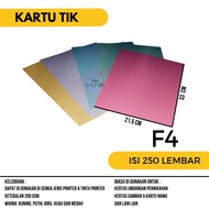 200 gsm F4 ICT Paper 250 sheets F4 ICT Paper/ F4 Paper/ F4 Color Paper/ Art Paper