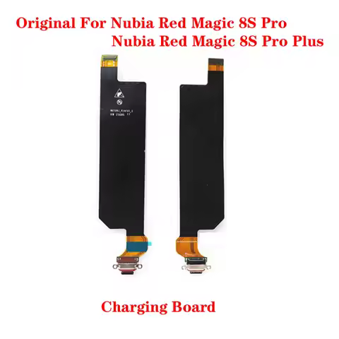 Original For ZTE Nubia Red Magic 8S Pro 8SPro+ NX729J USB Charging Dock Board Flex Cable Phone Acces