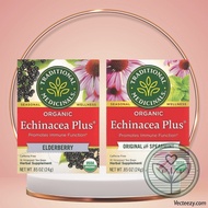 ✅ Traditional Medicinals Organic Echinacea Plus Elderberry / spearmint Caffeine Free, 16 Tea Bags, .