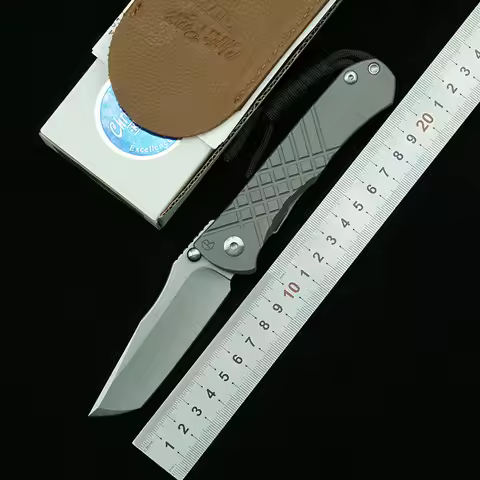 LEMIFSHE Umnumzaan S35VN Blade Titanium Handle Chris Reeve Outdoor Camping Hunting Kitchen Survival 