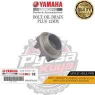 YAMAHA BOLT, OIL DRAIN PLUG 12MM FOR MiO115SPORTY/AEROX155/NMAX155/MiO125GEAR|5LW-E5351-00