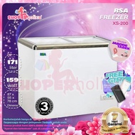 Chezt freezer sleding RSA XS200 garansi resmi