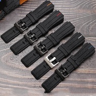 For Timex Watch Strap T2N720 T2N721 TW2T76300 16mm Silicone Rubber Watchband Wristband Bracelet Wate