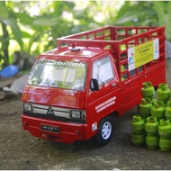 MAINAN ANAK MOBIL PICK UP L300 / MAINAN PICK UP L300 PENGANGKUT GAS LPG 3KG