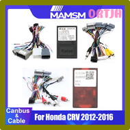 DRTJH Adaptateur สำหรับ RZ-HD-06 Honda CRV,Android,Bote Canbus 2012,การกำหนดค่า Haute,Avec Câble De Faisceau,วิทยุ,อุปกรณ์รถยนต์,2013, 2014, 2015, 2016 DHRHE