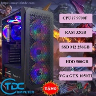 MAX PC graphic design gaming computer CPU core i7 9700F, 32GB Ram, 256GB M2 SSD, 500GB HDD 1050TI Ca