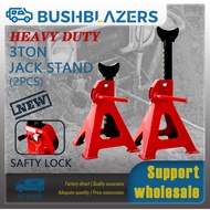 【BUSHBLAZERS】【3ton】【6ton】 Heavy Duty Jack Stand With Safety Lock Car Jack Jack Kereta Jek Kereta 千斤顶支架 (2pcs/set)