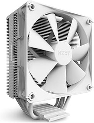 NZXT T120 CPU Air Cooler - RC-TN120-W1 - Conductive Copper Pipes - Fluid Dynamic Bearings - AMD and Intel Compatibility - White