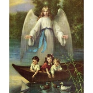 GUARDIAN ANGEL Catholic print picture poster print Home Decor