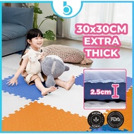 BabyBloo Baby Playmat 30x30x2.5CM Thick EVA Foam Mat Puzzle Mat Bayi Puzzle Floor Carpet Karpet Baby