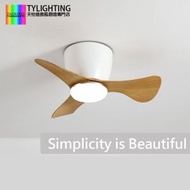 天怡燈飾 - TYL Mini 22" DC 風扇燈 吊扇燈 LED Ceiling Fan 黃&白&自然光天花風扇燈