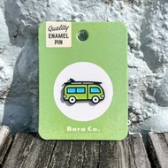 復古衝浪露營車琺瑯徽章 Surf Van BURA Enamel Pin