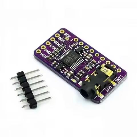 PCM5102 PCM5102A DAC Sound Card Board pHAT 3.5mm Stereo Jack 24 Bits Digital Audio Module for Raspbe