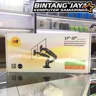 NORTH BAYOU NB-F160 Universal Dual Monitor Arm Bracket Vesa Mount 17-27 Inch