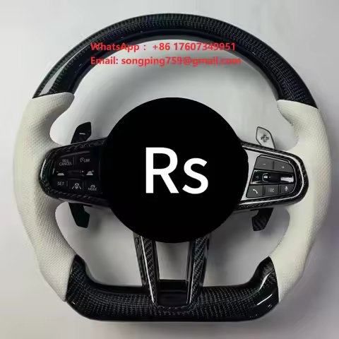 Customized Carbon Fiber Steering Wheel For BMW M3 M4 M5 G20 G30 F10 F30 E90 E60 E46 E92