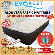 [High Quality]Evorezt Aloe Vera Fabric (8") Single/Super Single Mattress/Tilam Bujang/READY STOCK