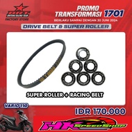 BRT ROLLER VANBELT BELT PACKAGE BRT VARIO 110 CARBON TECHNO CARBURETOR CVT PACKAGE