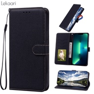 Lekaari Leather Casing for Samsung Galaxy A73 A52s A33 A53 A72 A52 M53 M33 M51 5G Flip Case Stand Wallet Card Slots Cover