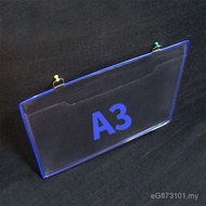 File Bag Workshop Display Folder File Box Excellent Transparent A3 Hanging File Box Information Bag 