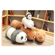 Three Bare Bears Doll We Bare Bears Anime Same Style Plush Toy Soft Brown Bear Pillow Panda Doll Children's Gift