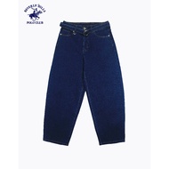 Beverly Hills Polo Club Women’s Denim High-Rise Fit & Barrel Leg Pants in Darkwash LV2291