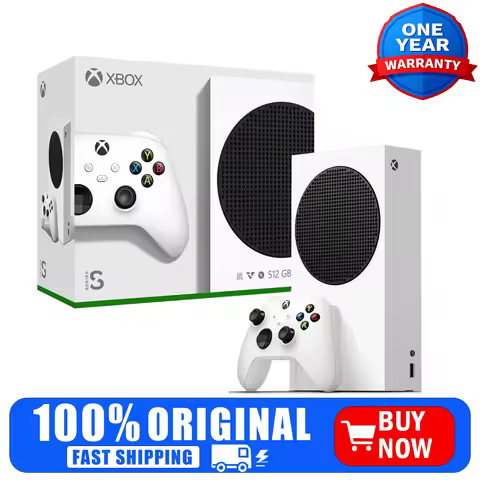 Microsoft Xbox Series S 1TB All-Digital Console – White, US Version