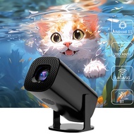 HONGTOP Mini Projector Android 11 WiFi6 Support 4K 1080P Projector 2.4G&5G WiFi 1280*720P Smart Home