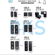 100PCS CKS 6 (1"X3") HOLLOW BRACKET